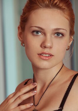 Striptease is an important event so slut decides to do it on white sheets