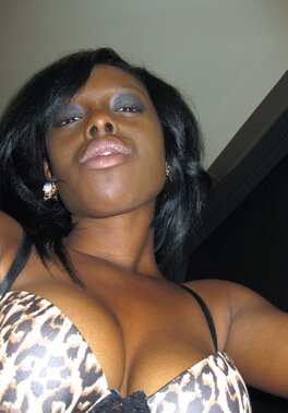 Black whore Jelly Sweets films her naked body to tease her bf