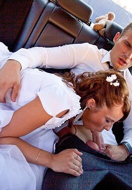 Bride's gangbang is going to have her cumming again and again