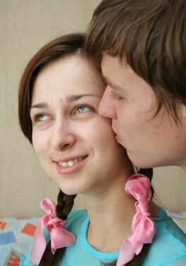 Lena C gets banged amid plush toys in yellow over-the-knee socks