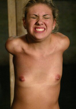 The slow drag of another slave's fingers makes her so wet