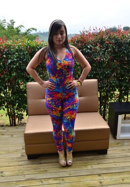 Jennifer Rojas shows her damn fine ass in a snug outfit