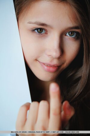 Fetching Ukrainian girl Mila Azul invites guys to check out her body
