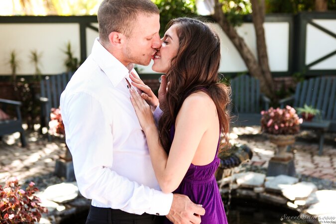 It's girl's wedding day so she can't wait for the wedding night with handsome man
