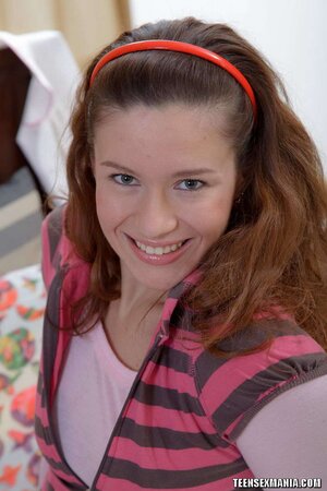 Russian slut Emuna takes checkered skirt off and gets fucked by stepbrother