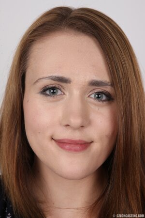 Diva with red hair from the Czech Republic glad to show off what she has got