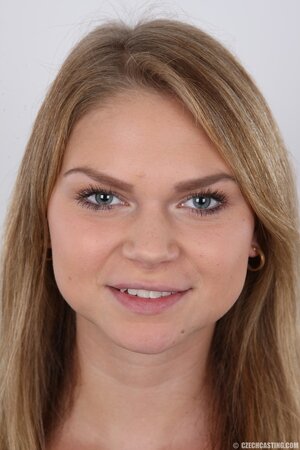 For chance to get into adult industry young cutie agrees to pose naked