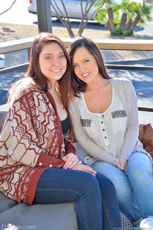 Comely girls take off panties rocking out everywhere to know each other