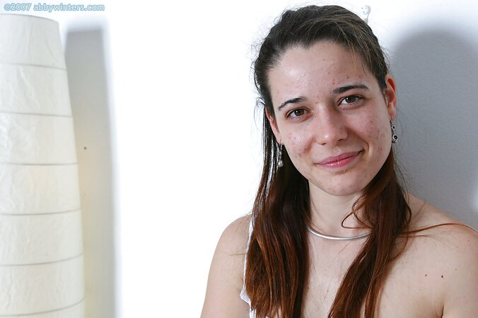 Teen parades her flabby body and wears nothing exposing her hairy snatch