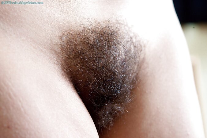 Girl with large smile prove that her boobies and bush are the same