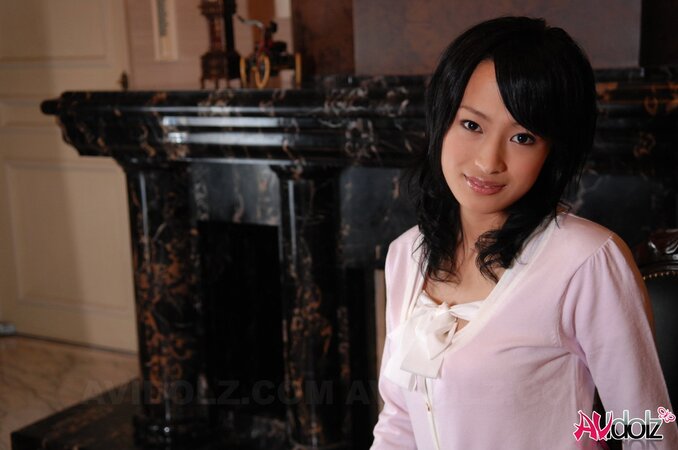 Girl from Japan doesn't hurry to show what she hides under checkered skirt