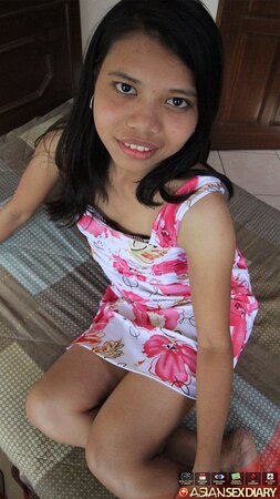 Eastern whore with big eyes allows boy to unite his cock with her asshole