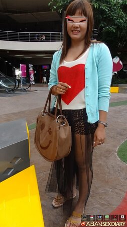 Provoking Thai streetwalker gives sexual pleasure to client on camera