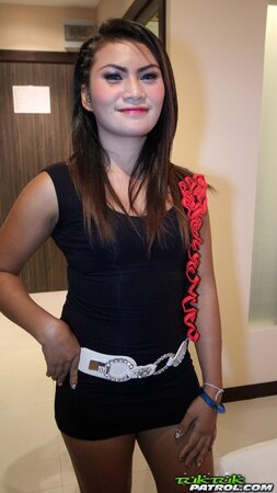 Confident Thai teen undresses and copulates with owner of erect boner