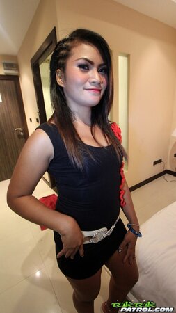 Confident Thai teen undresses and copulates with owner of erect boner