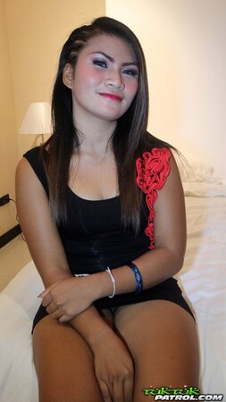 Confident Thai teen undresses and copulates with owner of erect boner