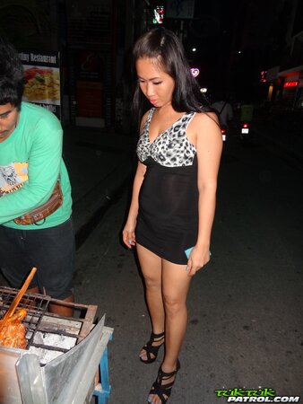 Plump teen Asian shows off her natural titties and makes it with a guy
