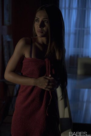 Hungarian teen Alexis Brill doesn't know who masked man is but he fucks her
