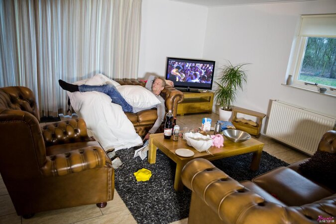 Hungarian teen Candee Licious cheats on her husband with the father-in-law