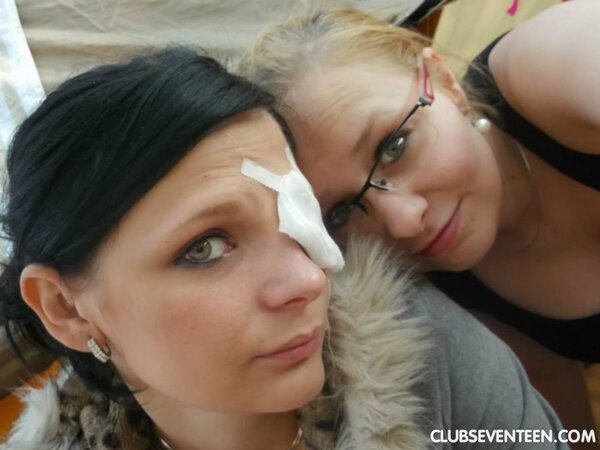 Nerdy girl and friend upload photos to the internet hoping to hook up with guys