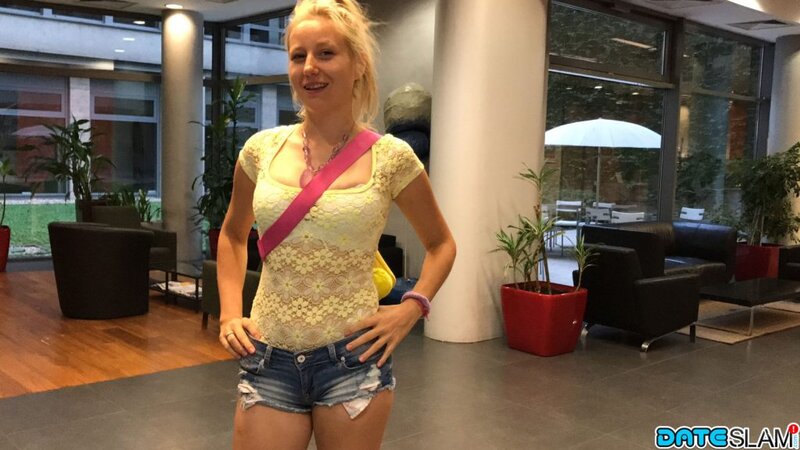 Ukrainian girl takes pics of herself stripping and tasting the penis