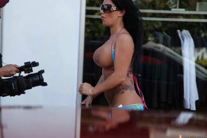 Big-boobied MILF is going to try all the sexual adventures at the resort
