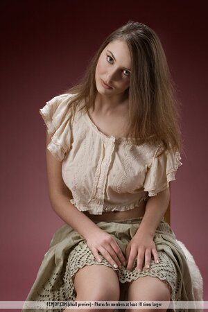 Cute teen with big knockers seductively undresses and shows her beautiful body