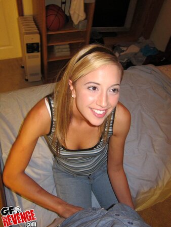 Slutty cutie unzips fly to reach BF’s cock and put it in her mouth and vagina
