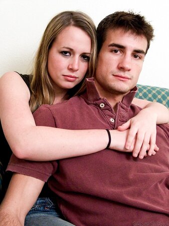 Chick and her boyfriend strip and fuck for the camera till external cumshot