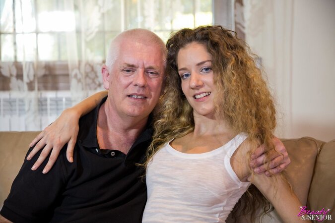Attractive babe is willing to try something new like sex with her stepgrandfather