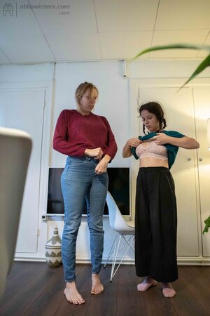 Two girls with natural asses and boobs are NOT going mental