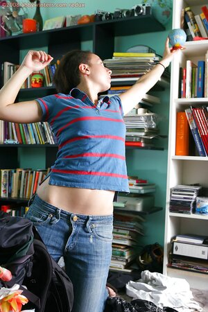 Playful girl showing off her body and it looks surprisingly great