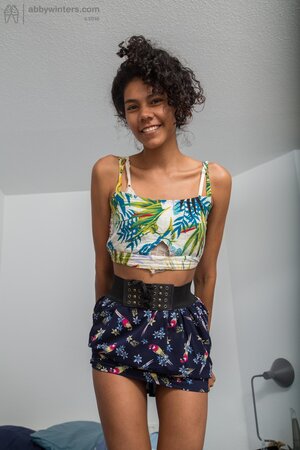 Skinny chick decides to be all kinky, playful because she can