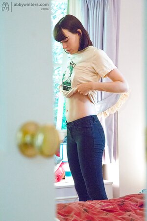 Girl with faultless hair is gonna showcase while topless mostly
