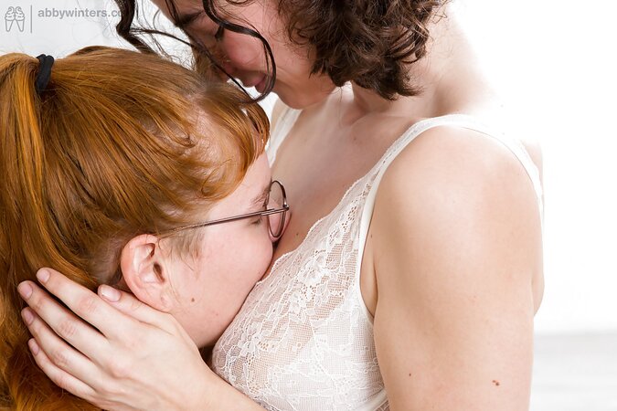Redheaded chick with hairy pits is going to love licking