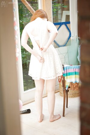 Astonishing solo tease from a redheaded stunner Chloe B