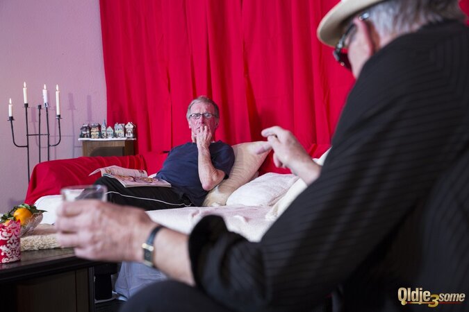 A tit fuck goes down in a fantastic foursome sex session