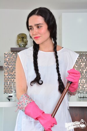 Gorgeous vixen practicing her oral and riding skills too