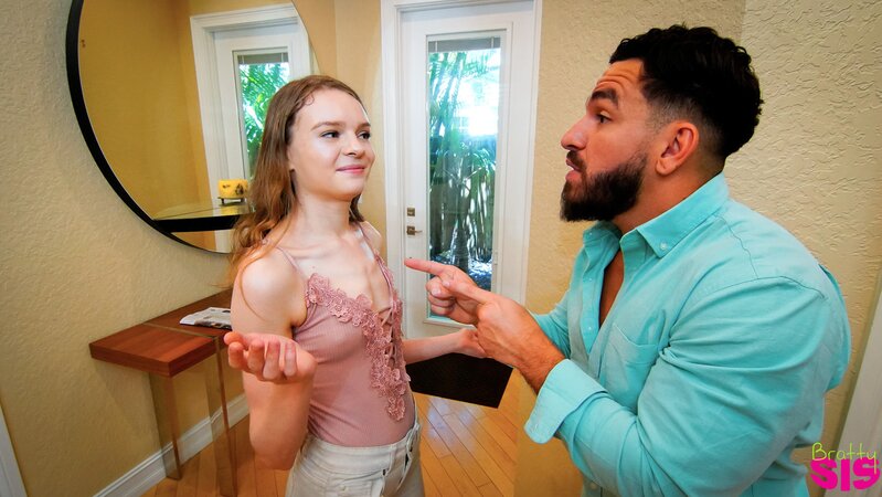 Bratty teen babe needs her brother to fuck her up for real