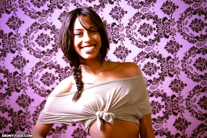 Adriana Malao is ready to expose her breasts for the camera