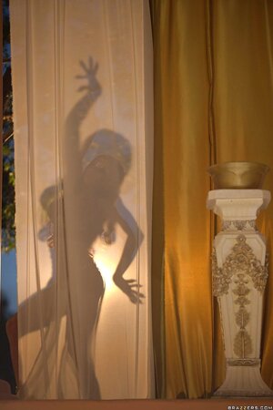 Busty diva Madison Ivy looks so mysterious and it should turn guys even more