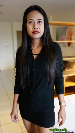 Golf looks great as she showcases her tight Asian body for you