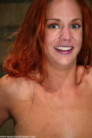 Gabriella Banks is a redheaded stunner with a sexy mouth