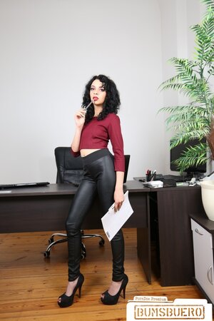 Conny Dax wants cocks and hard sex in an office fuck sesh