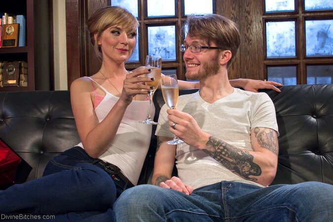 Sissy receives a full-body makeover and a hardcore fuck