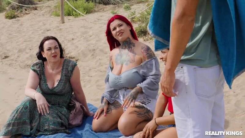 Her fearless demeanor shows when she takes on TWO huge dicks