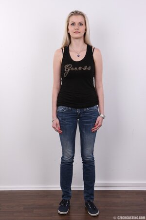 Probably usually lays on her back with her legs spread wide