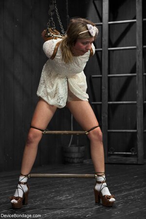 Teen in the sluttiest outfit is going to be tortured big time