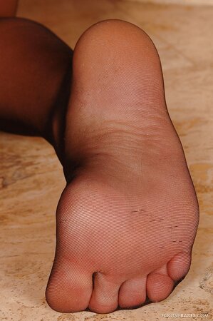 Sheila Grant is in action as she shows off her perfect toes