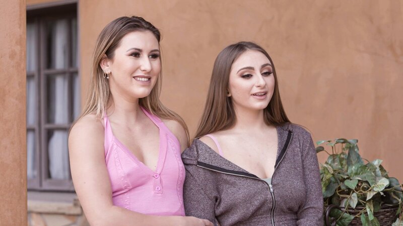 Two cute older ladies in a passionate intergenerational foursome